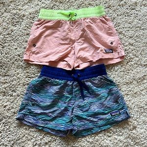 Girls size small, Patagonia baggies shorts